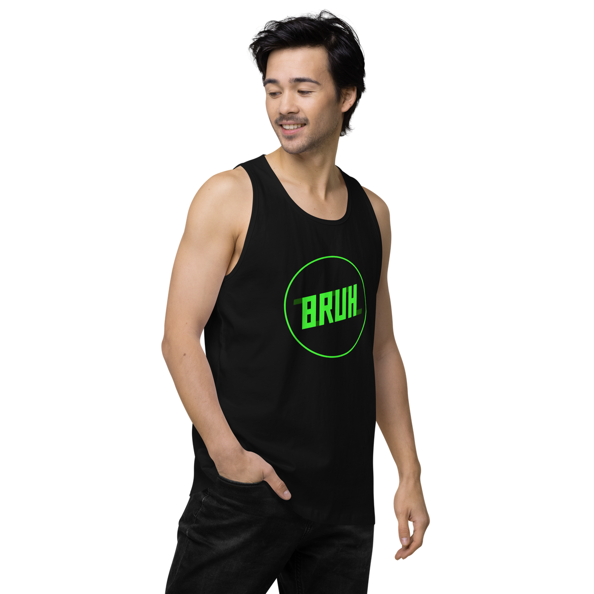 Vector U | "BRUH" Tank Top [by Luna]