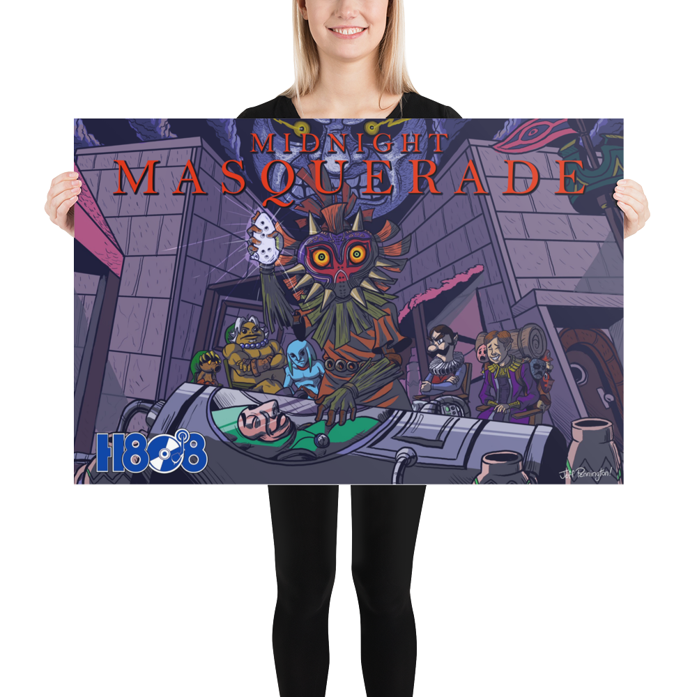 H8Ø8: Midnight Masquerade Poster [by Jeff Pennington]